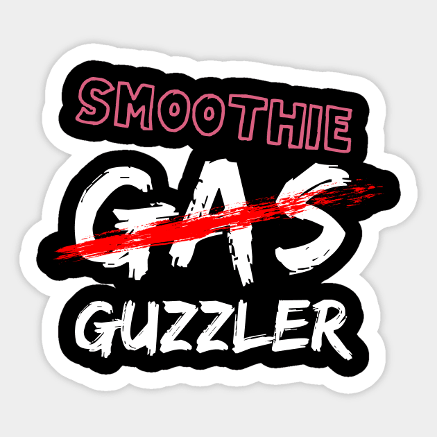 Smoothie guzzler Sticker by CoolSheep